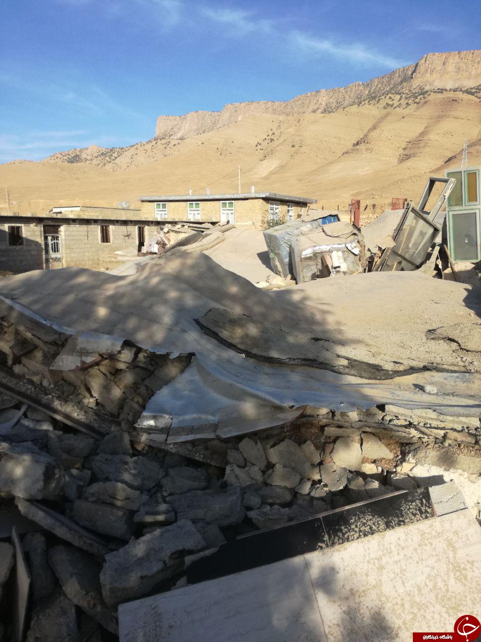 خسارت زلزله به روستای &laquo;کوئیک&raquo; + تصاویر