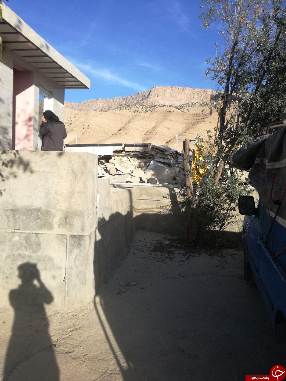 خسارت زلزله به روستای &laquo;کوئیک&raquo; + تصاویر