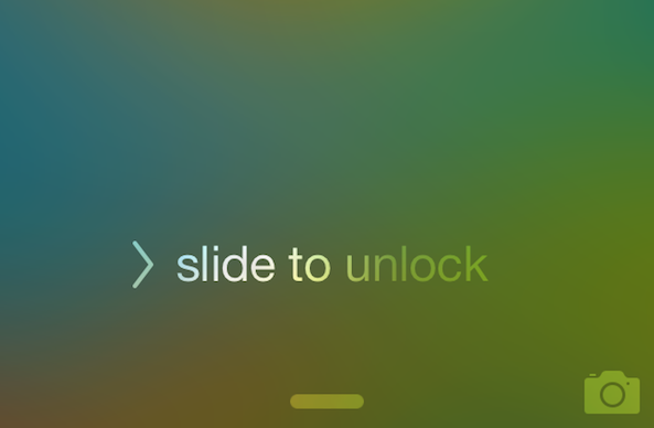 حق انحصار قابلیت Slide to unlock در اختیار اپل