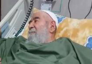 عیادت نماینده ولی فقیه در خراسان شمالی از آیت الله مهمان نواز