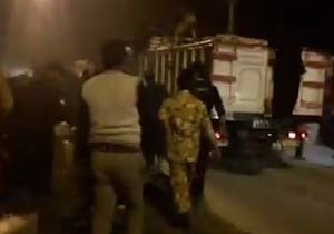 توزیع نامناسب مواد غذایی در بین زلزله‌زدگان سرپل ذهاب + فیلم