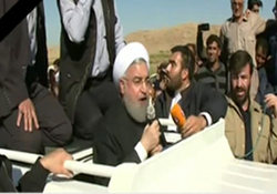 خاطره جالب روحانی از برنج بنفش! + فیلم