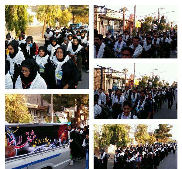 پیاده روی عشاق الرضا شهرستان راور تا مشهدمقدس