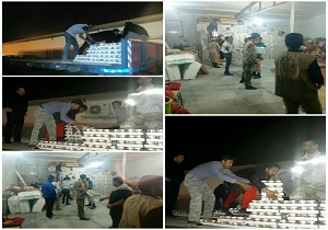 ارسال محموله کمک های نوع دوستانه مردمی به کرمانشاه