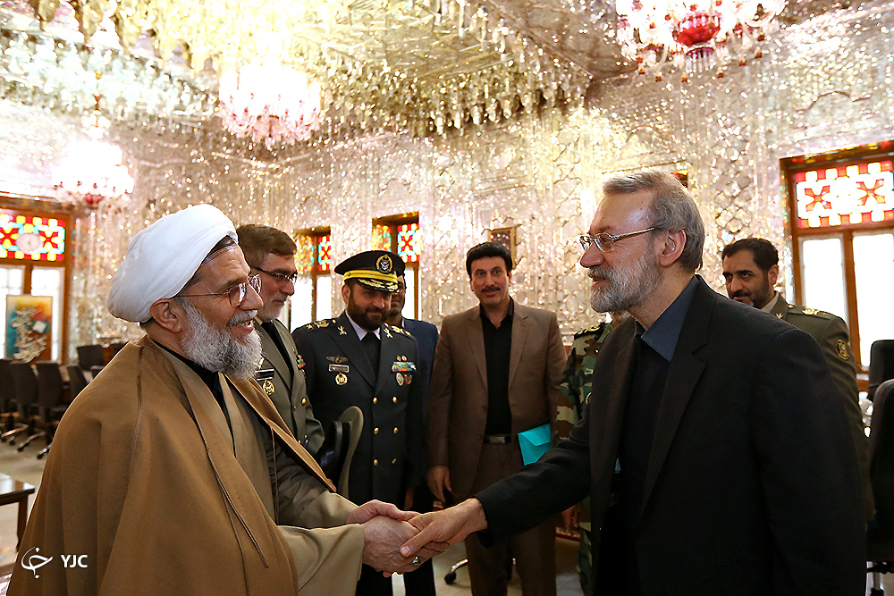 جمعی از فرماندهان ارتش با رئیس مجلس دیدار کردند+ تصاویر