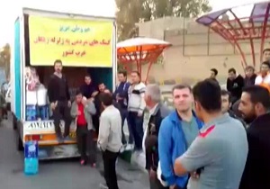 مردم پایتخت برای کمک به زلزله‌زدگان دست به کار شدند + فیلم