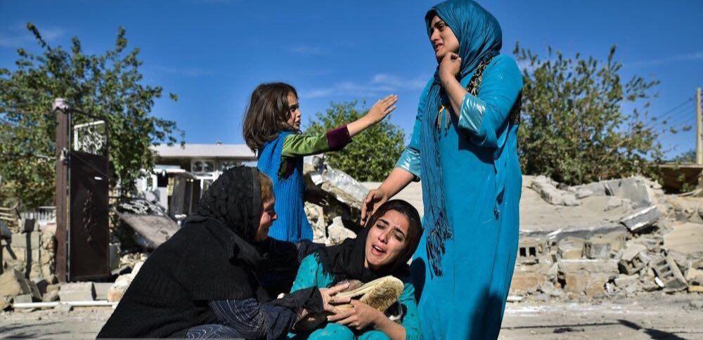 عکسهای تکان دهنده از زلزله کرمانشاه