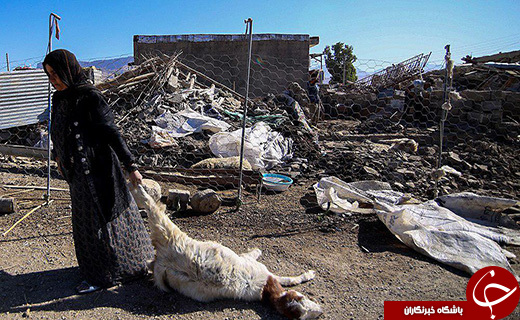 عکسهای تکان دهنده از زلزله کرمانشاه