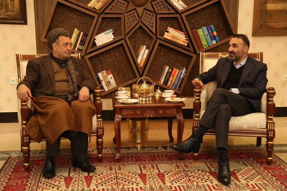 دیدار اعضای ارشد ائتلاف نجات افغانستان پیش از ورود جنرال دوستم به کشور