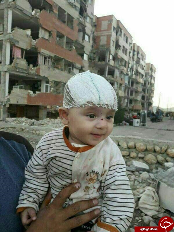 زنده ماندن حیرت&zwnj;انگیز یک نوزاد 3 روز پس از زلزله کرمانشاه + تصویر