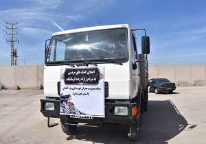 ارسال دومین محموله کمک های مردمی آبادان به کرمانشاه