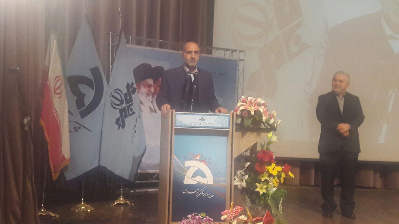 مراسم تودیع و معارفه مدیر کل صداو سیما همدان برگزار شد