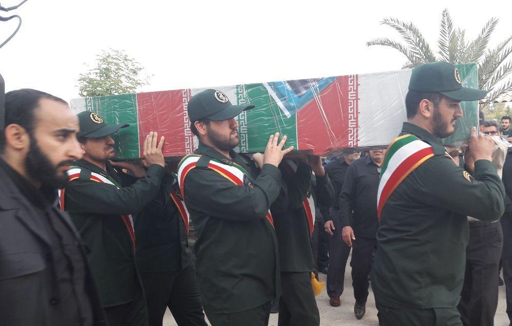 پیکر پاک شهید بدوی در خاک آرام گرفت