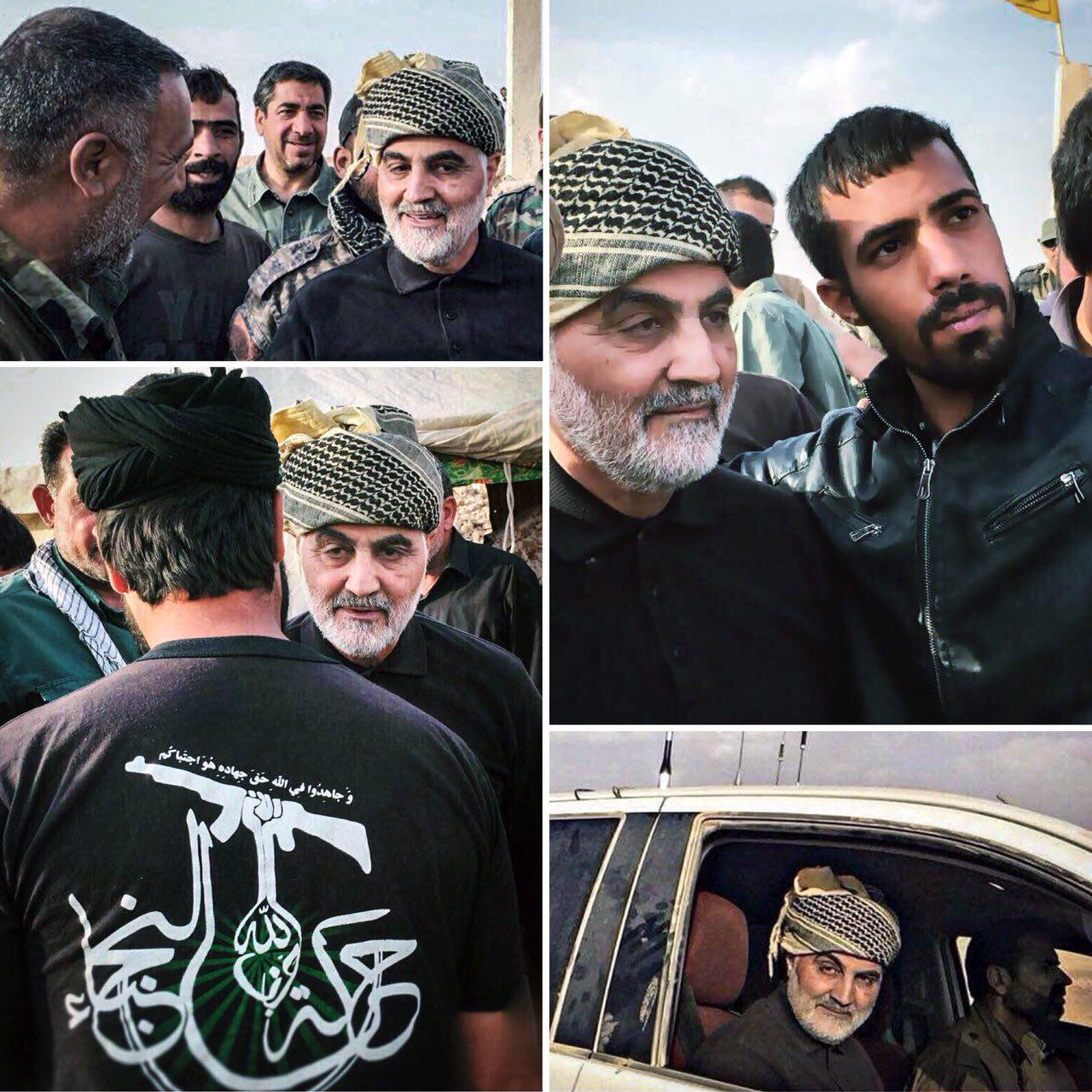 بازدید سردار سلیمانی از رزمندگان نُجَباء در 