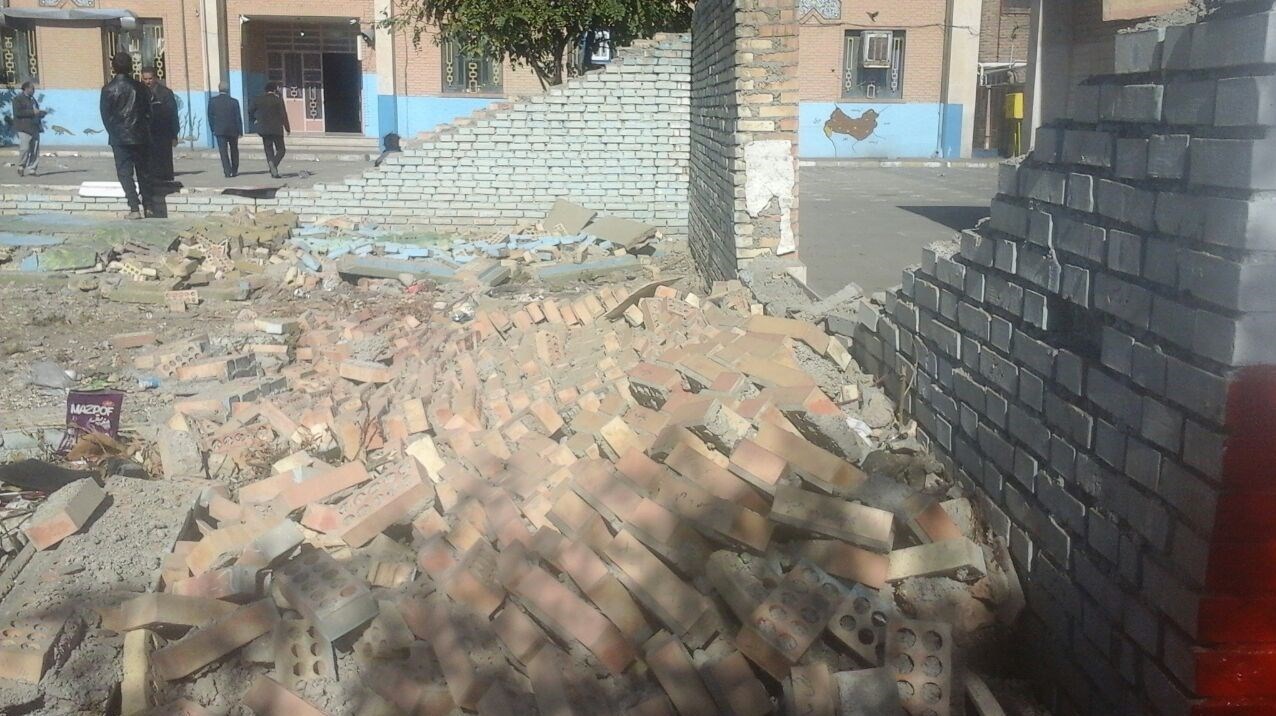 تصاویری از مدارسی که در زلزله کرمانشاه تخریب شدند