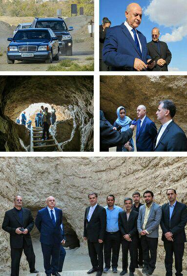 بازدید سرکنسول سفارت ترکیه از قنات قصبه گناباد