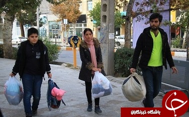 تصاویری از سیل کمک های مردمی به زلزله زدگان