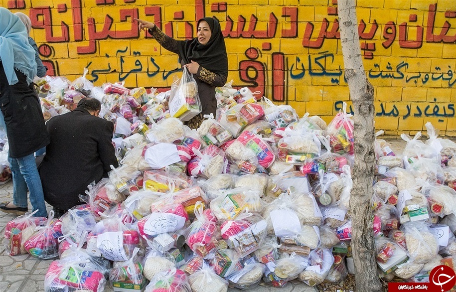 تصاویری از سیل کمک های مردمی به زلزله زدگان