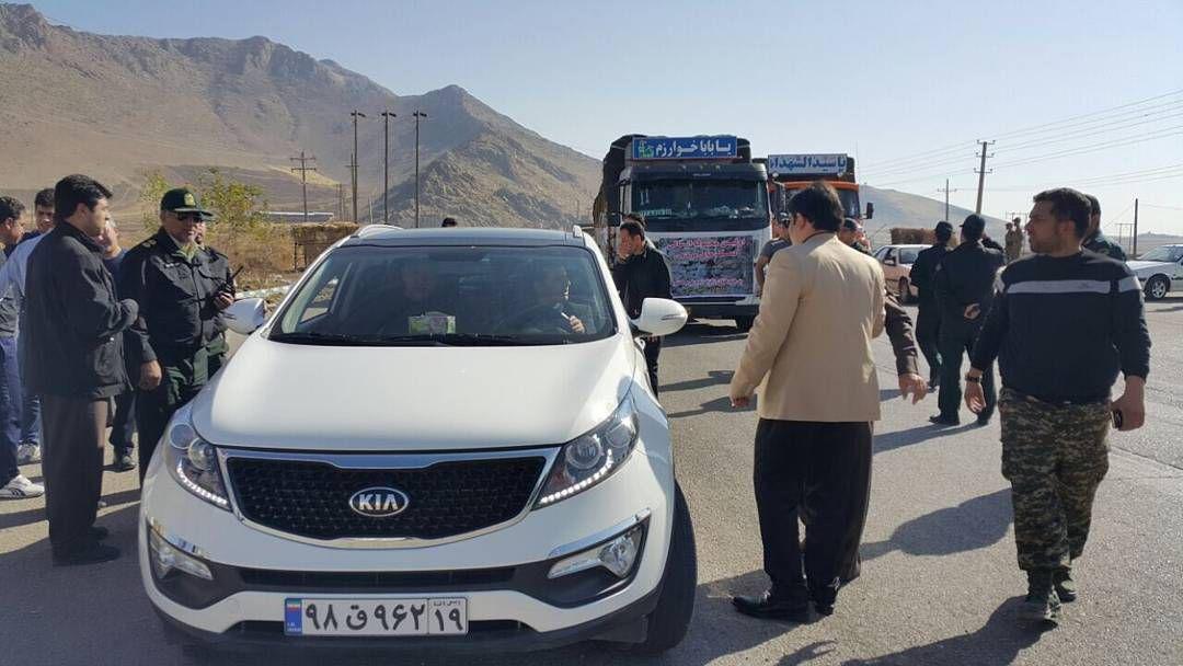 حضور علی دایی در مناطق زلزله زده غرب کشور