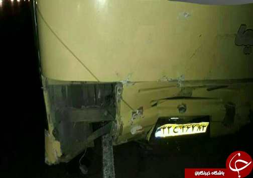 ۵ کشته در تصادف سواری پیکان و اتوبوس ولوو