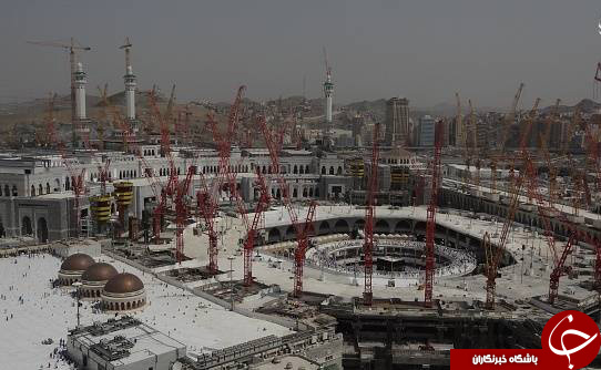 آل سعود مشغول کار است: از فروش زمین&zwnj;های اطراف حرم مکی به خارجی&zwnj;ها تا مسقف کردن خانه خدا +تصاویر