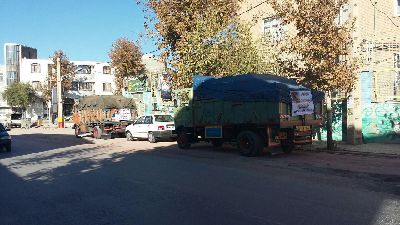 دو باغدار نهاوندی تمام محصول باغ سیب خود را به زلزله زدگان اهدا کردند