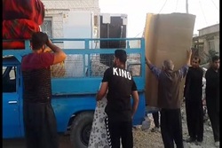 نوزادی که در مناطق زلزله زده به دنیا آمد + فیلم