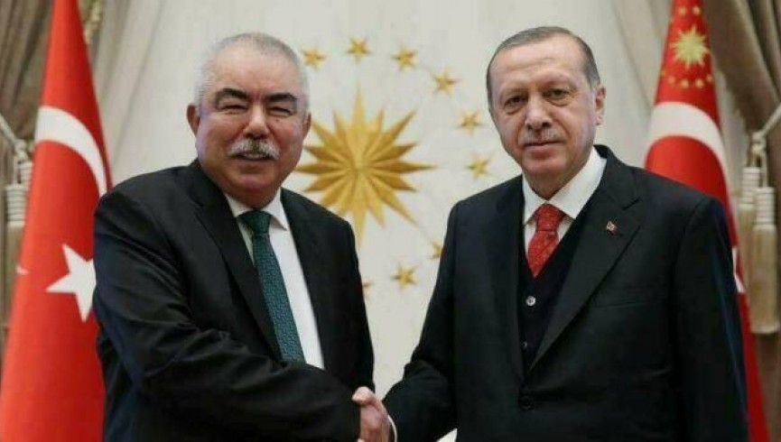 دیدار جنرال دوستم با رئیس جمهور ترکیه