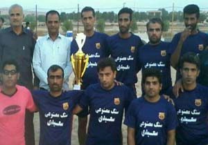 قهرمانی تیم دشتی در مسابقات فوتبال ساحلی پارسیان