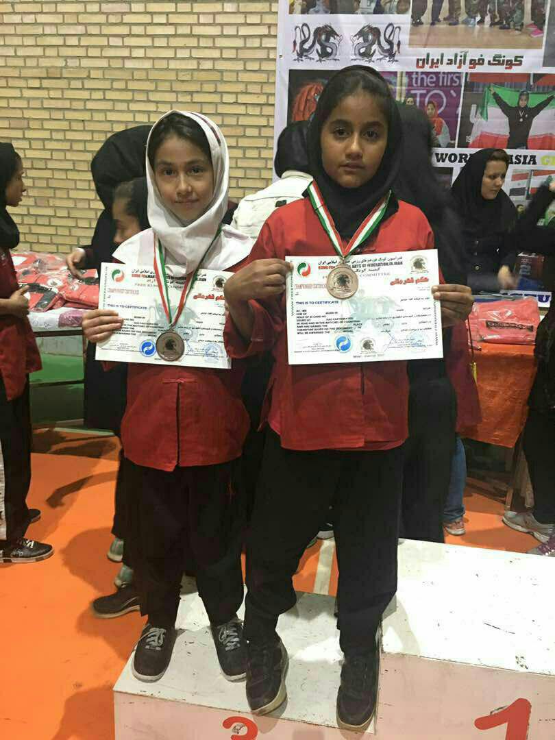 کسب ۶ مدال رنگارنگ توسط بانوان کونگ فو کار سیستان و بلوچستان