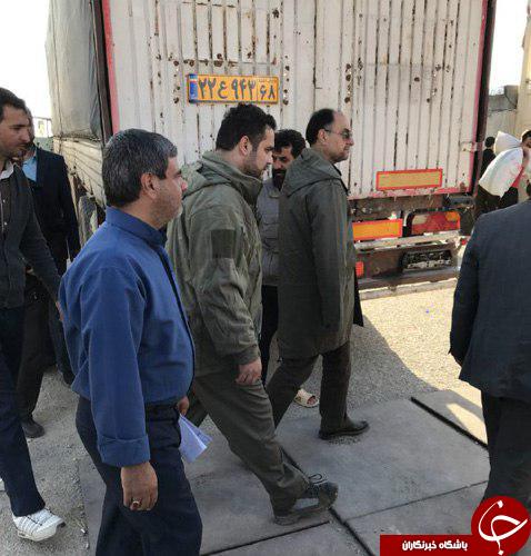 بازدید نماینده دفتر رهبری از بیمارستان صحرایی در مناطق زلزله&zwnj;زده کرمانشاه + تصاویر