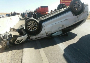 حادثه رانندگی در محور بروجن به فرادنبه