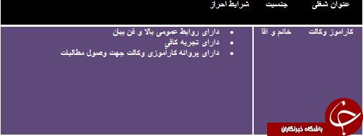استخدام کارآموز وکالت در اردبیل