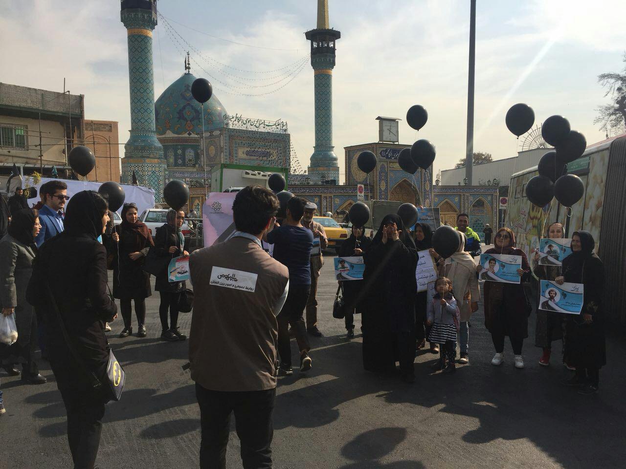 نمایش تصاویر قربانیان حوادث رانندگی در برخی پایانه&zwnj;های اتوبوسرانی پایتخت