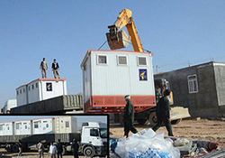 به دنیا آمدن یک نوزاد در بیمارستان صحرایی سرپل ذهاب +فیلم