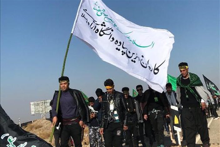 حرم رضوی میزبان زائران پیاده خورشید هشتم