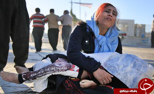 دردناک ترین عکس از زلزله کرمانشاه