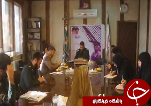 کاروان خدمت بسیج در روستا‌های آبیک