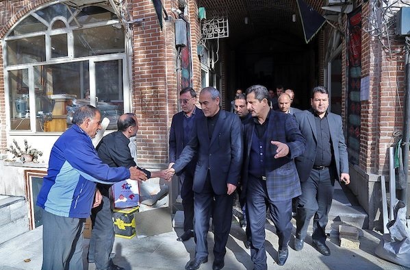 بازدید استاندار آذربایجانشرقی از بازار تاریخی تبریز+تصاویر بازدید استاندار آذربایجانشرقی از بازار تاریخی تبریز+تصاویر