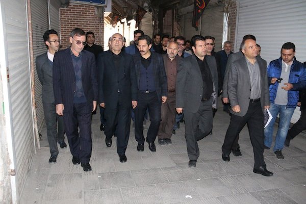 بازدید استاندار آذربایجانشرقی از بازار تاریخی تبریز+تصاویر بازدید استاندار آذربایجانشرقی از بازار تاریخی تبریز+تصاویر