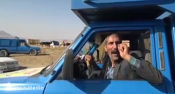 پاسخ کوبنده راننده نیسان زلزله زده به تفرقه افکنی کانال&zwnj;های ضدانقلاب  + فیلم