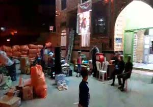 جمع‌آوری کمک‌های مردمی برای زلزله‌زدگان در بندر امام خمینی (ره) + فیلم