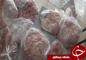 کشف مرغ‌های غیر قابل مصرف در بوئین زهرا