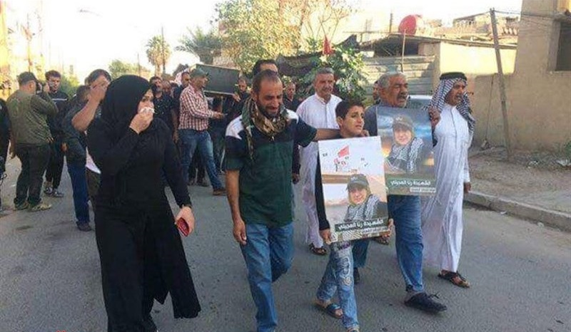 تصاویر: لحظه شهادت خبرنگار زن &laquo;حشد الشعبی&raquo;