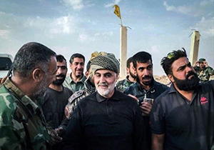 جدیدترین فیلم از حضور سردار سلیمانی در بوکمال سوریه