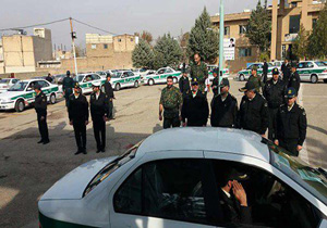 افزودن ۳۴ دستگاه خودروی سمند به ناوگان نیروی انتظامی لرستان