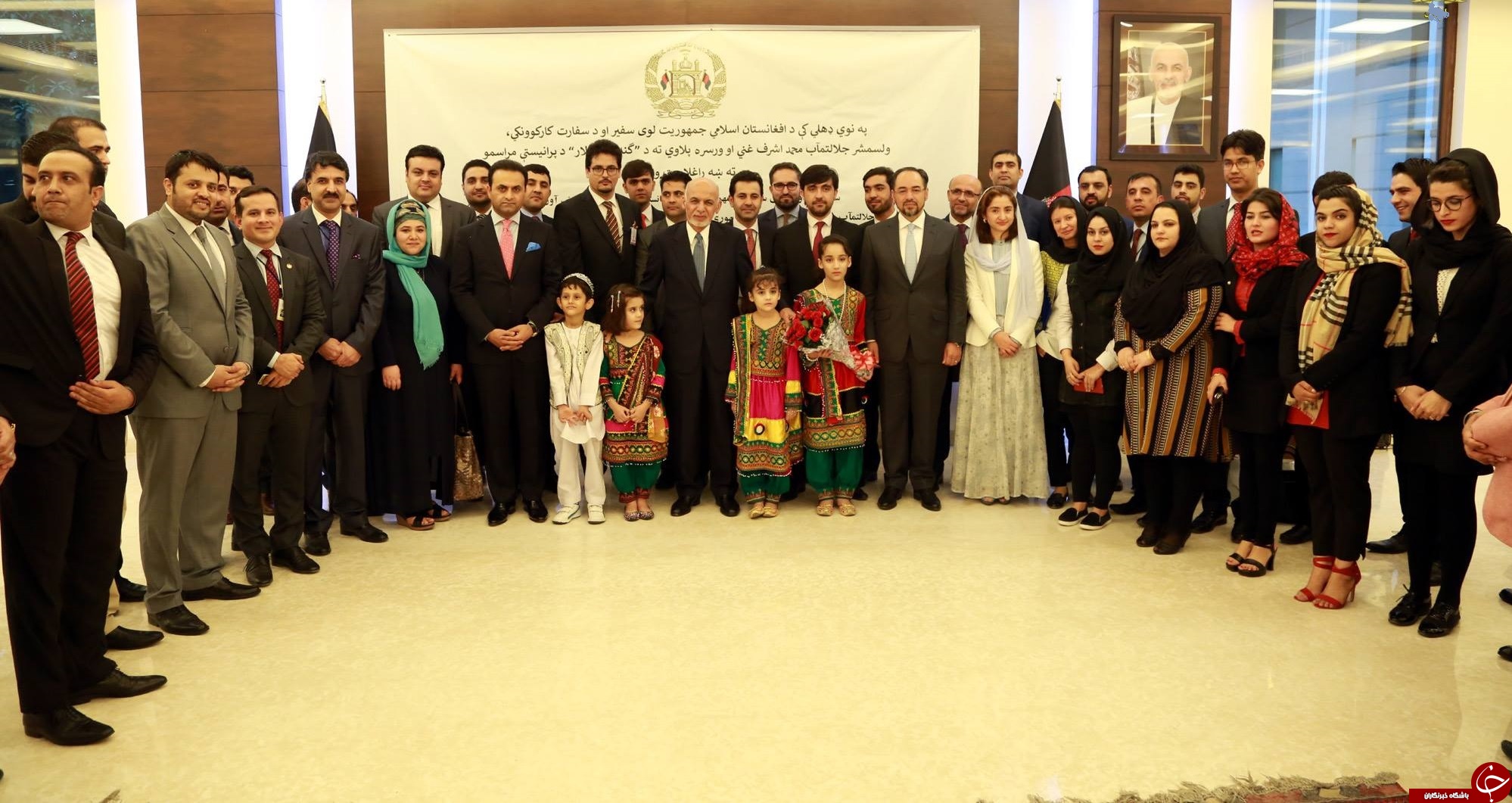گزارش تصویری: بازدید &laquo;اشرف غنی&raquo; از سفارت افغانستان در دهلی نو