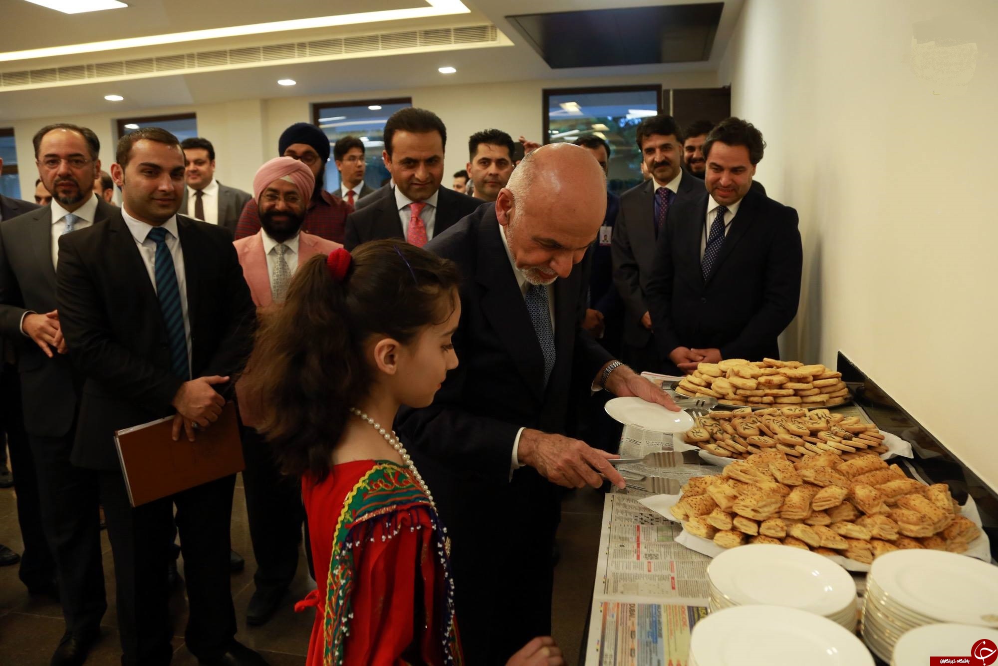 گزارش تصویری: بازدید &laquo;اشرف غنی&raquo; از سفارت افغانستان در دهلی نو