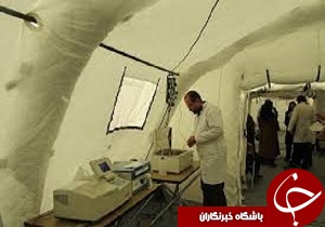 برپایی بیمارستان صحرایی برای زائران اربعین