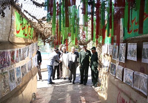 گشایش نمایشگاه دفاع مقدس و عاشورا در سمنان